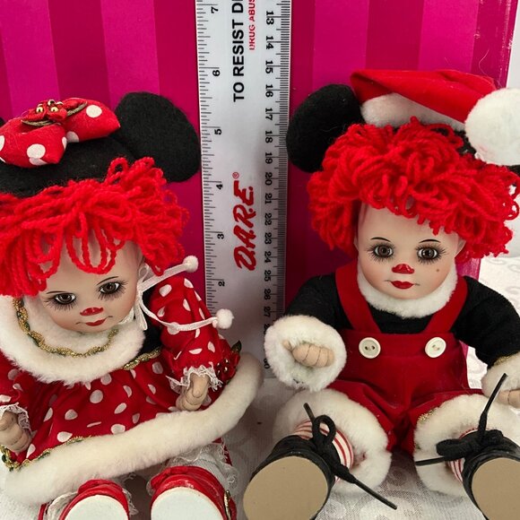 Marie Osmond Disney Minnie & Mickey Tiny Tots Dolls Set - Picture 4 of 6
